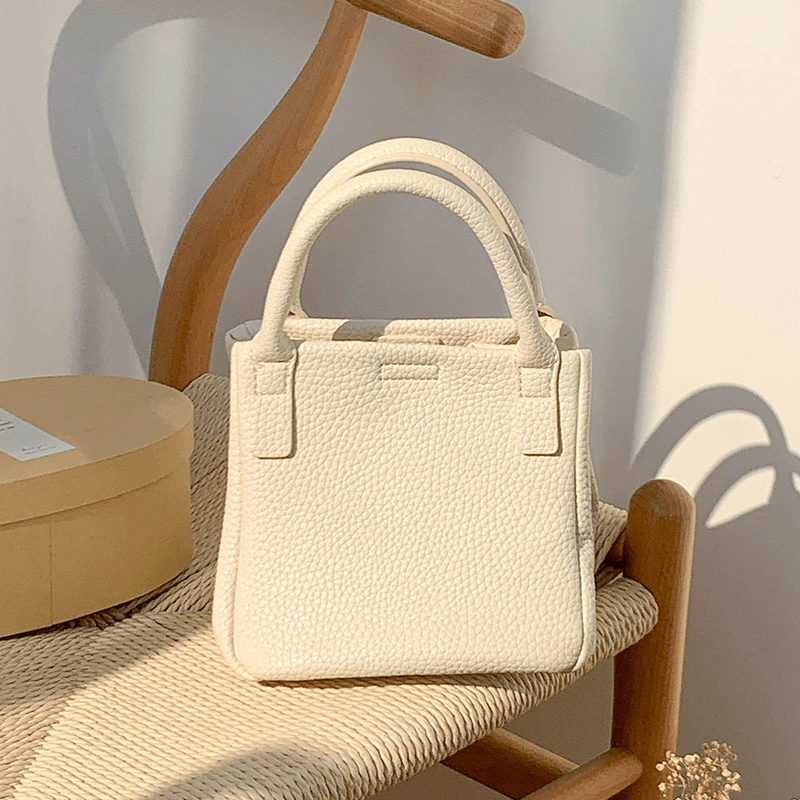手提包新款简约迷你菜篮子包小众单肩包时尚斜挎小包