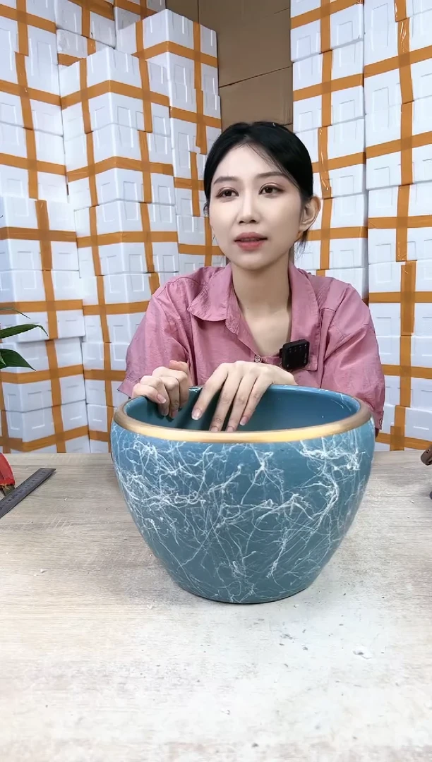 【闪购商品】陶瓷20CM以下苹果蓝飞丝大号26x19