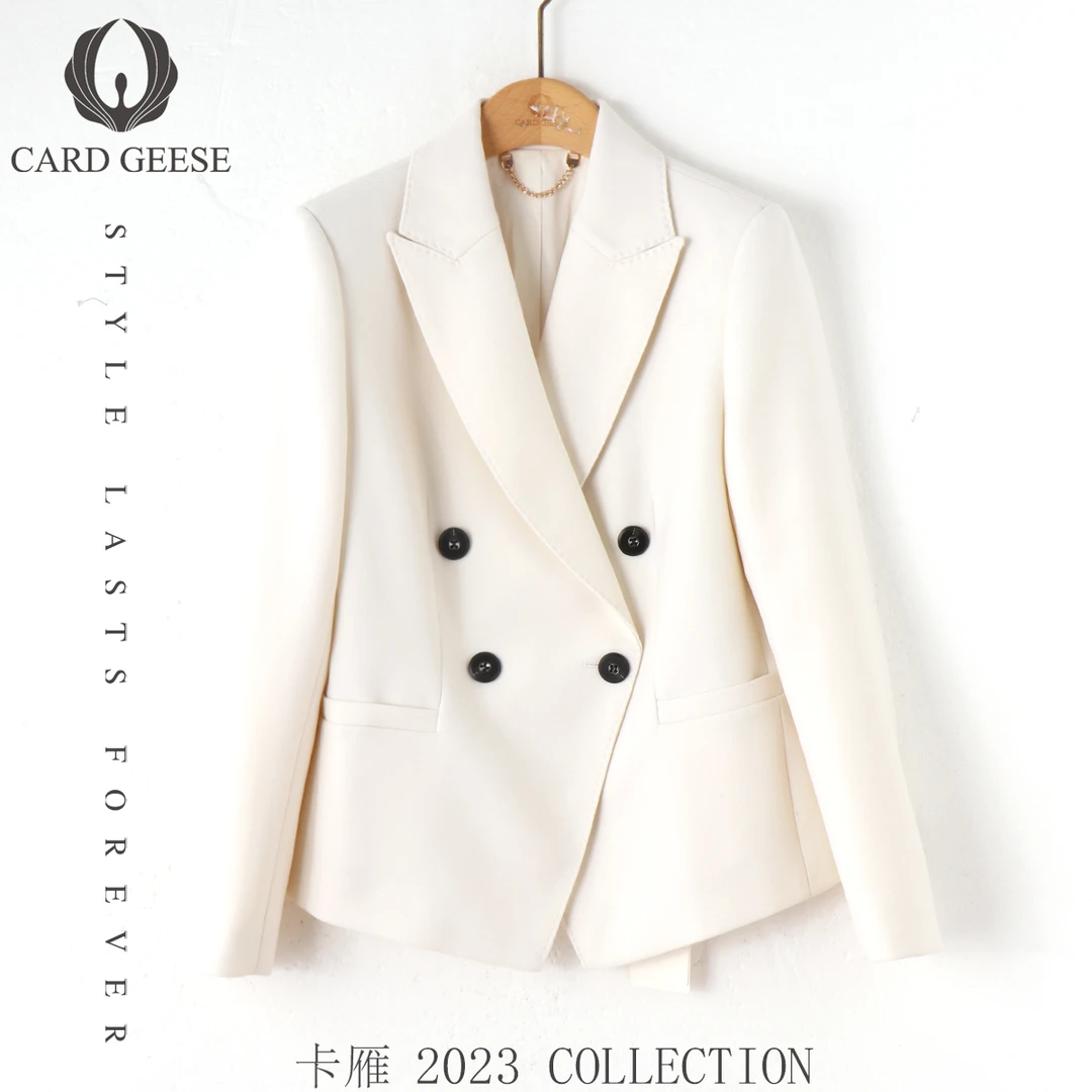 卡雁CARD GEESE时尚精纺羊毛西装MYJ2-23D3059-J23819
