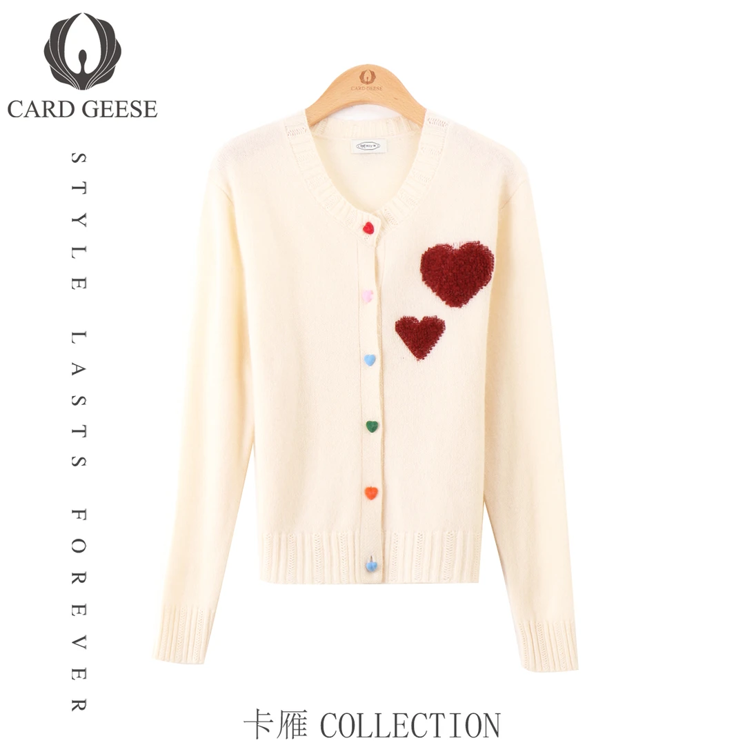 卡雁CARD GEESE24秋冬时尚毛衣MYJ2-24M1039-78022
