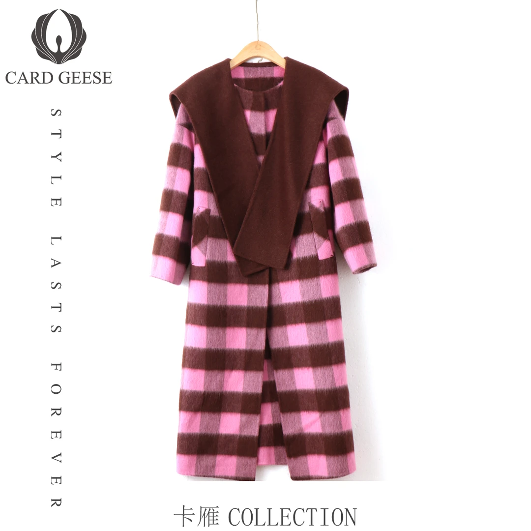 卡雁CARD GEESE24新款轻奢时尚大衣MYJ2-24D3070-66086