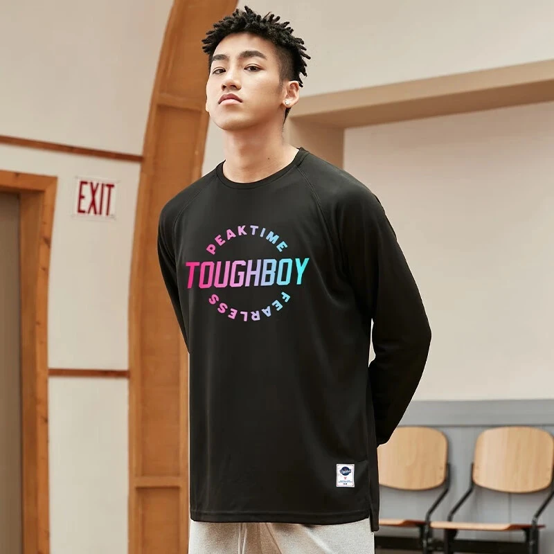 美式投篮服运动长袖网眼薄款速干透气排汗上衣宽松篮球跑步训练潮