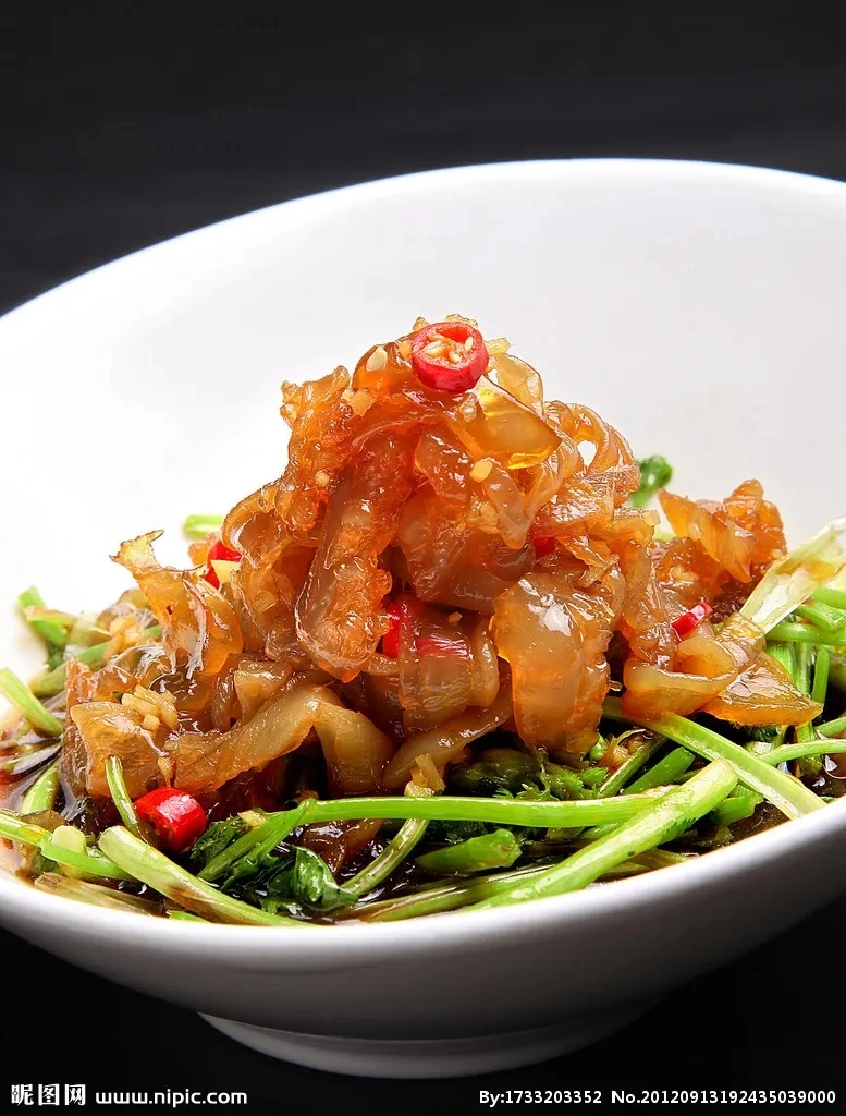 《山东特产》鲁沾海蜇头红头500克一袋，发5袋包邮开袋即食夏季凉拌