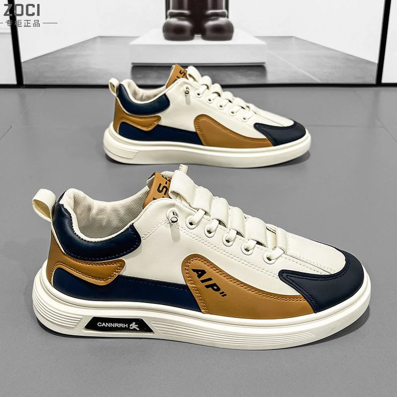 ZOCI男鞋子新款男士软底透气青少年百搭学生潮流休闲板鞋男