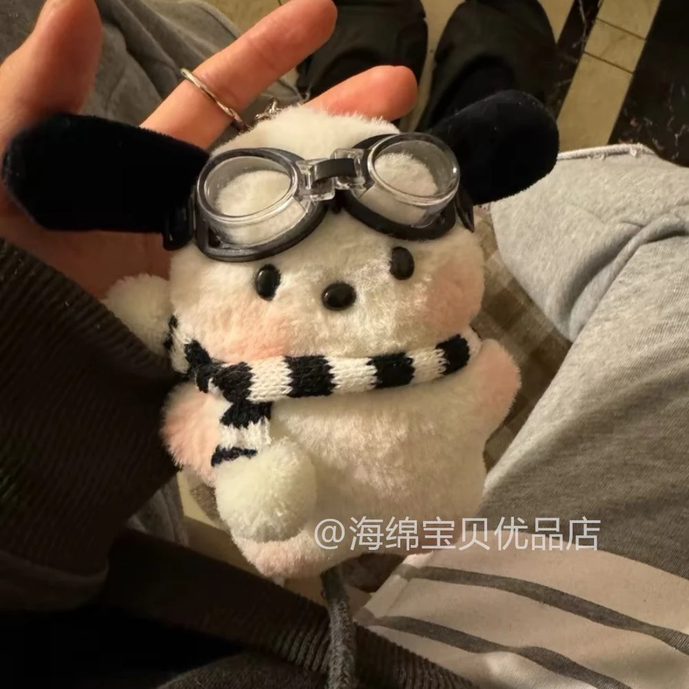 ins风超火少女心腮红帕恰狗可爱公仔玩偶书包包挂件创意泳镜小帕