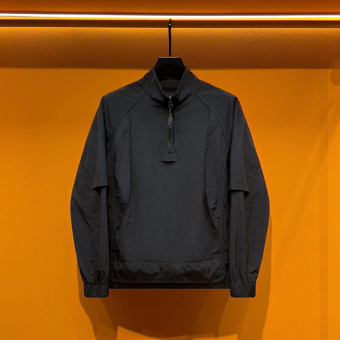 立领半拉链卫衣男女春秋季休闲百搭夹克潮牌潮流时尚美式外套