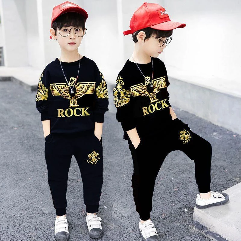 新款春秋装童装男童套装儿童宝宝帅气春秋季两件套小孩子衣服