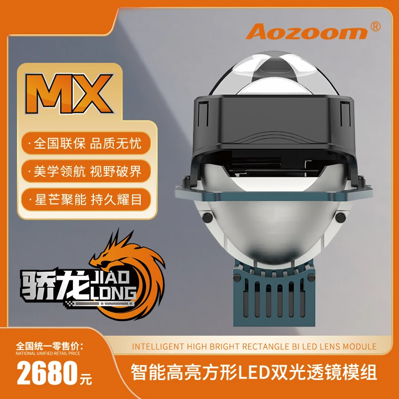 澳兹姆骄龙MX智能高亮方形LED透镜