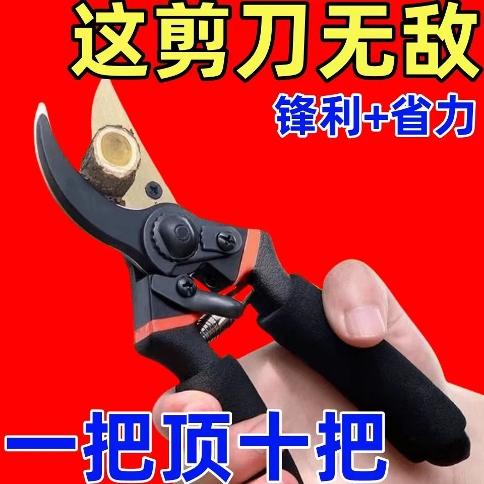 德国工艺园林剪果树枝条剪家用强力粗枝剪省力滑轮修枝剪树枝神器