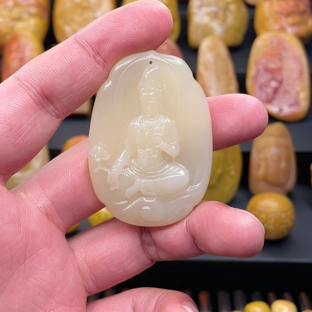 【闪购商品】石英质玉吊坠(不含链)未镶嵌火*麟