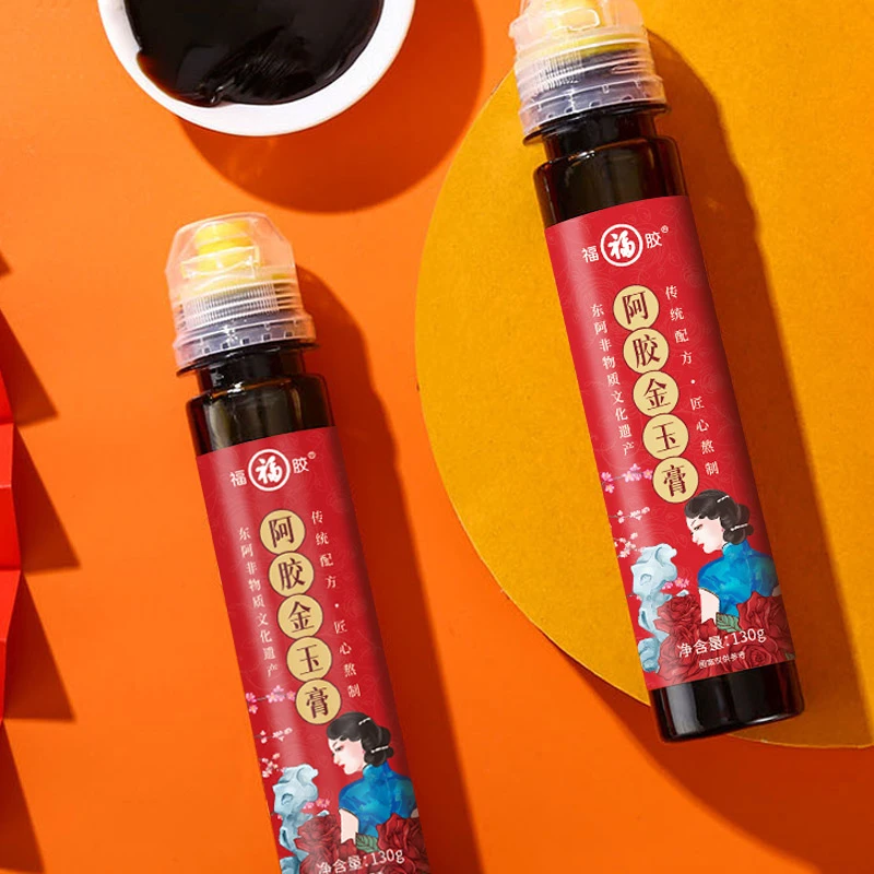 福牌阿胶阿胶金玉膏130g八珍膏玉竹女性阿胶膏养生膏