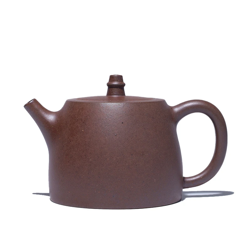 大吉羊柴烧 宜兴紫砂壶茶壶 原矿本山绿泥汉铎150ml庄勤英