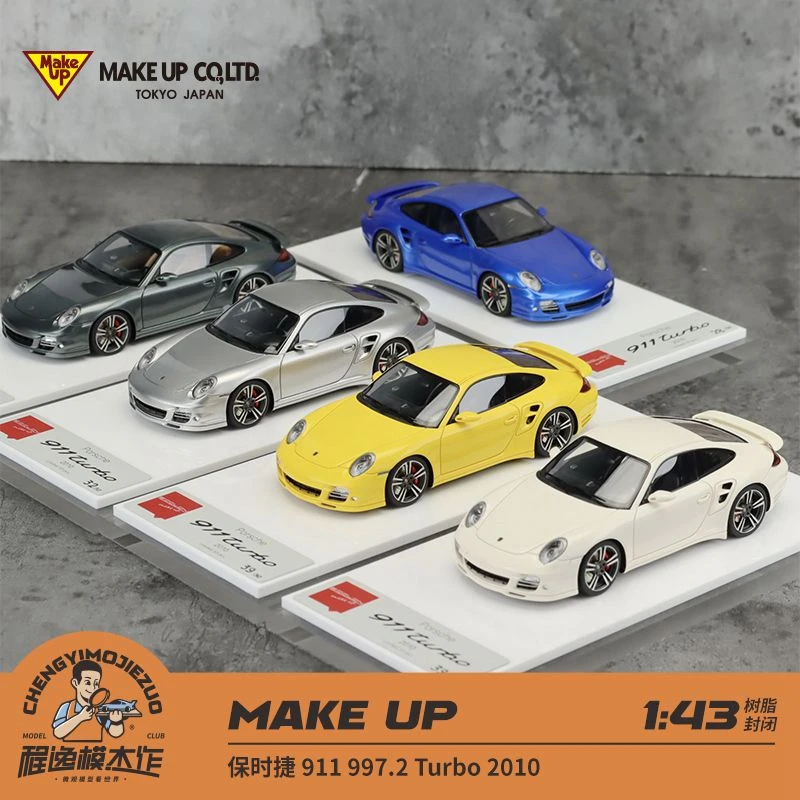 Make up 1:43 保时捷 911 997.2 Turbo 2010 树脂车模