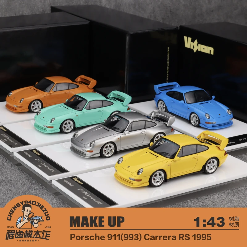 MAKE UP MU 1:43 保时捷 911(993) Carrera RS 1995 树脂车模