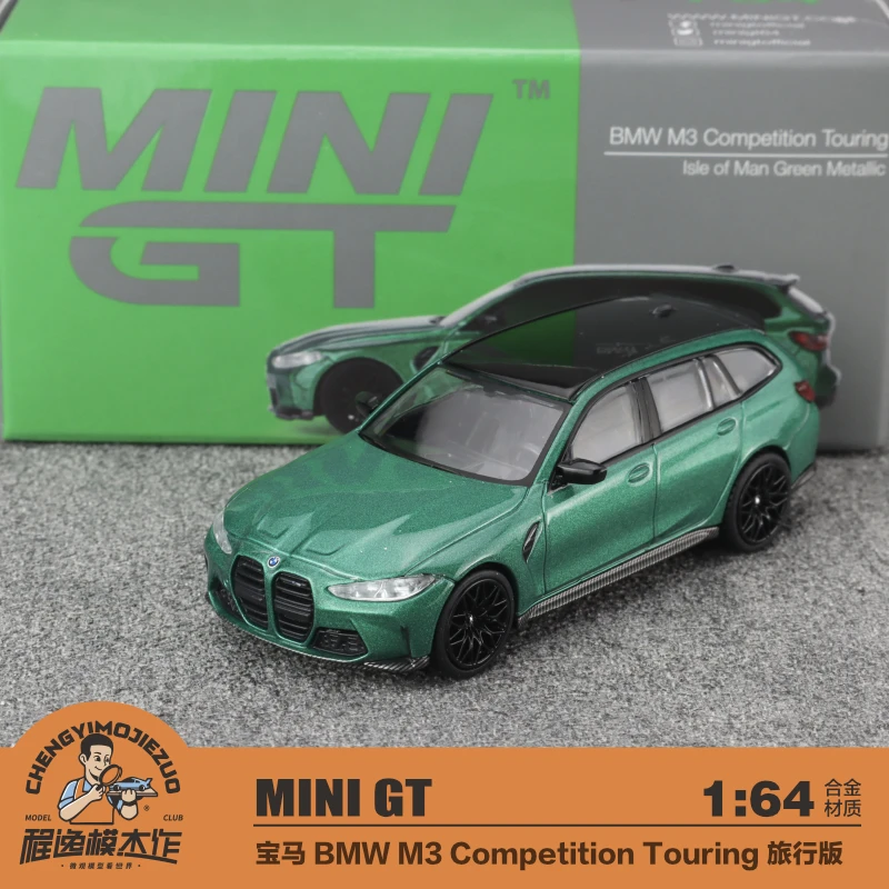 MINIGT 1:64 宝马 BMW M3 Competition 旅行版 合金车模 绿色764