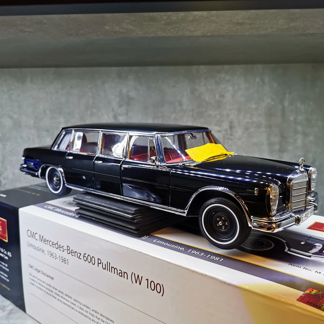CMC 1:18 奔驰 Benz W100 pullman 普尔曼 硬顶黑 合金模型