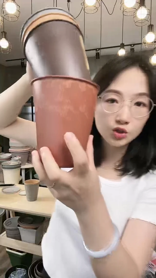 【闪购商品】塑料20CM（含）-50CM（不含）109奶茶杯混色10只装不带托