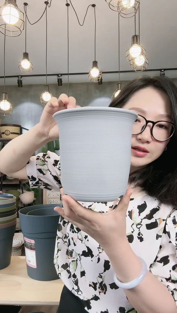 【闪购商品】塑料20CM以下AW4蓝灰色60只带托绿色几何2只