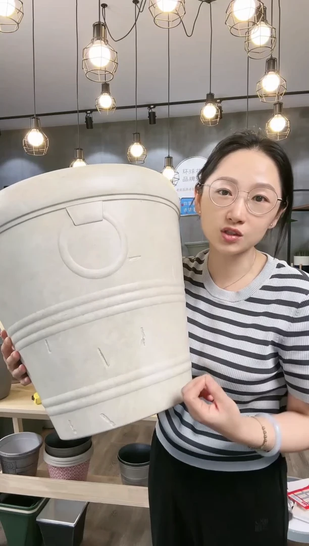 【闪购商品】塑料20CM以下18寸铁环盆2只开孔不带托