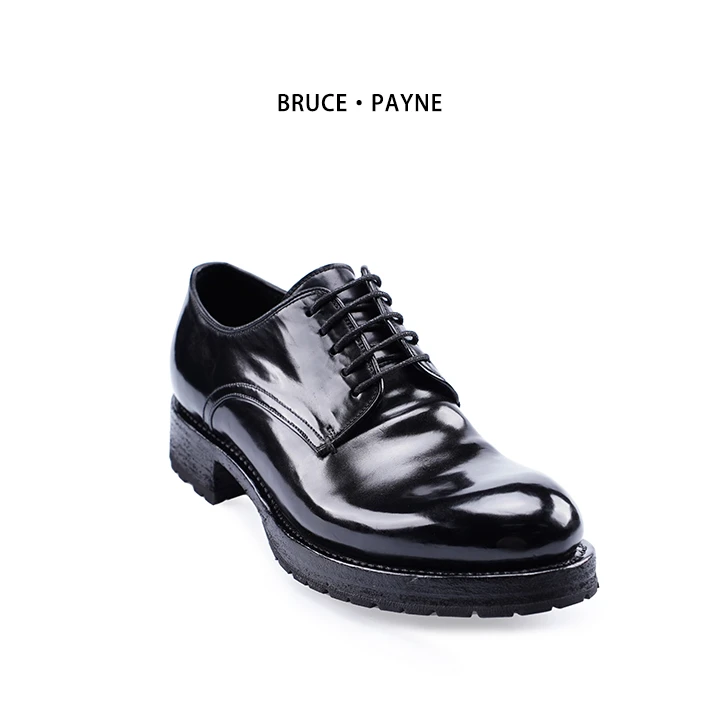 「微瑕」水洗马臀皮Vibram防滑耐磨固特异比桑德商务鞋