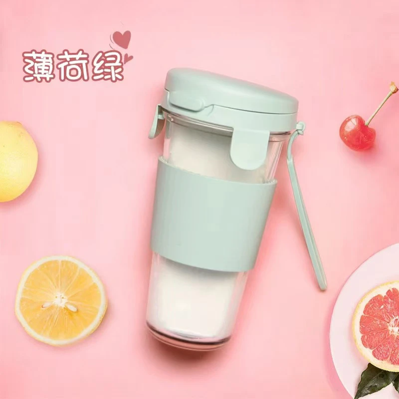 原装进口杯身原生玻璃安全品质ins风马卡龙随行杯450ml