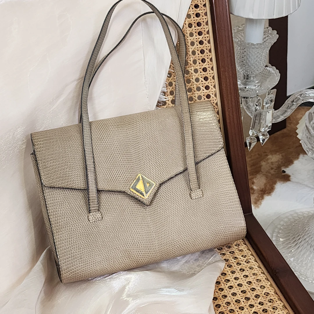 95新 DIOR/迪奥 鸳鸯扣蜥蜥手提
