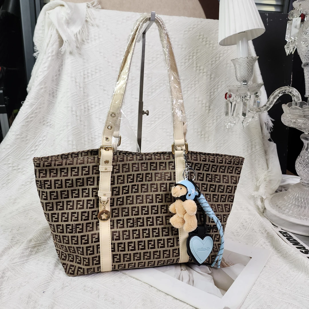 95新 FENDI/芬迪 老花托特单肩手提包