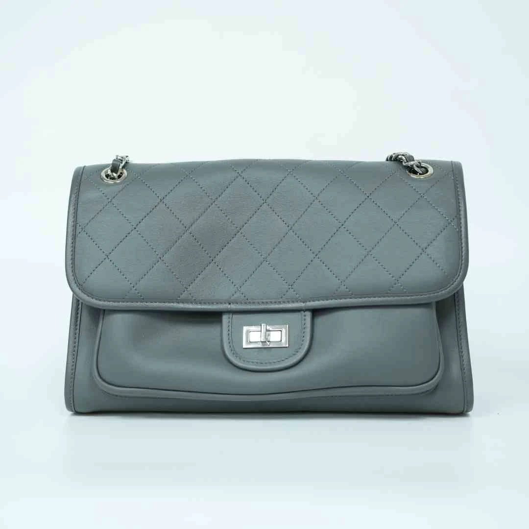 YUSHA/高档大号牛皮灰色-78201