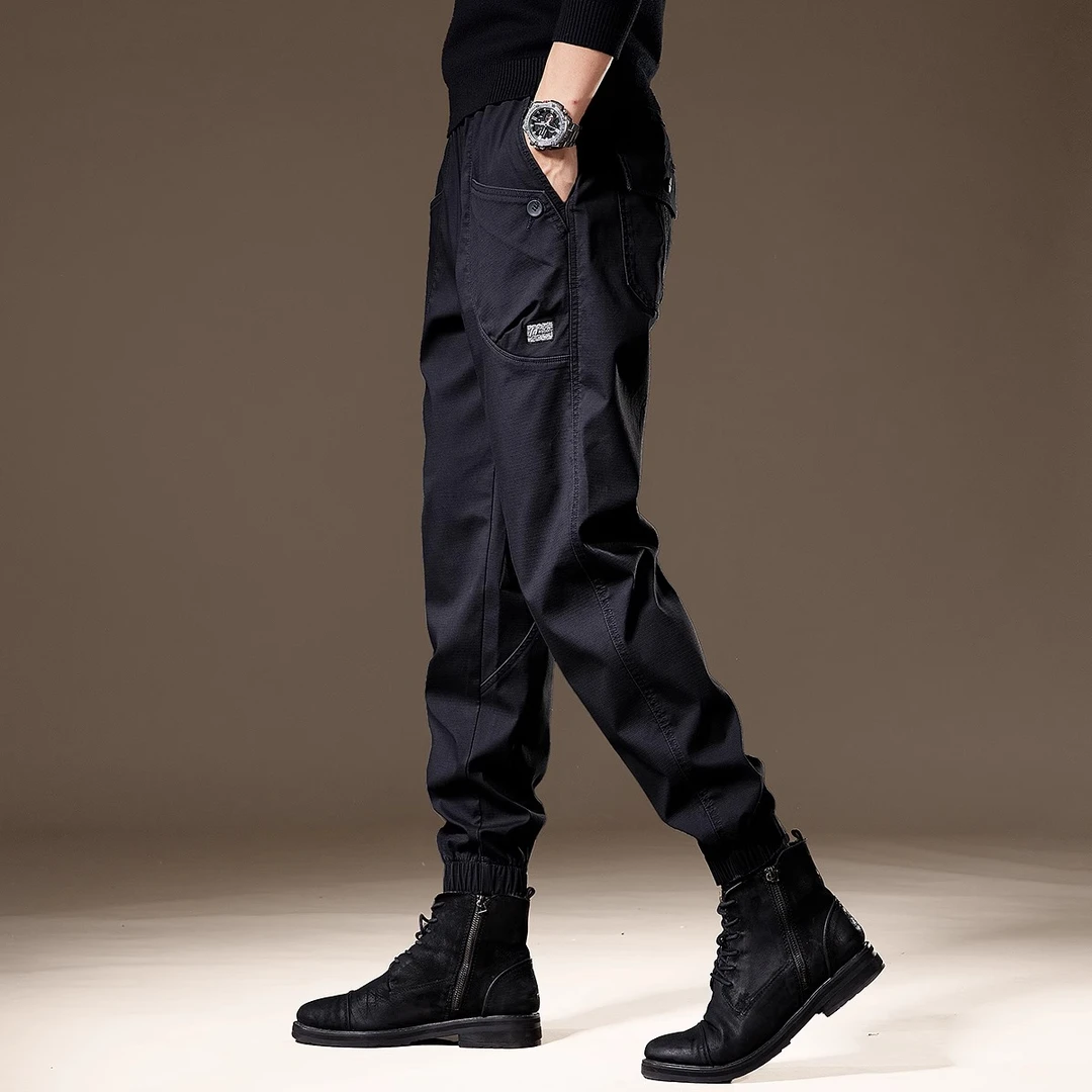 MR.MUDI/穆迪先生高端美式重磅工装裤男秋季新款宽松大码休闲裤