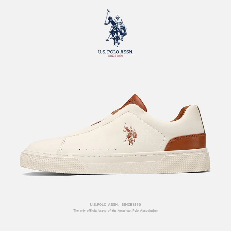 U.S. POLO ASSN.官方品牌2024秋冬新款懒人运动休闲板鞋UJ613009