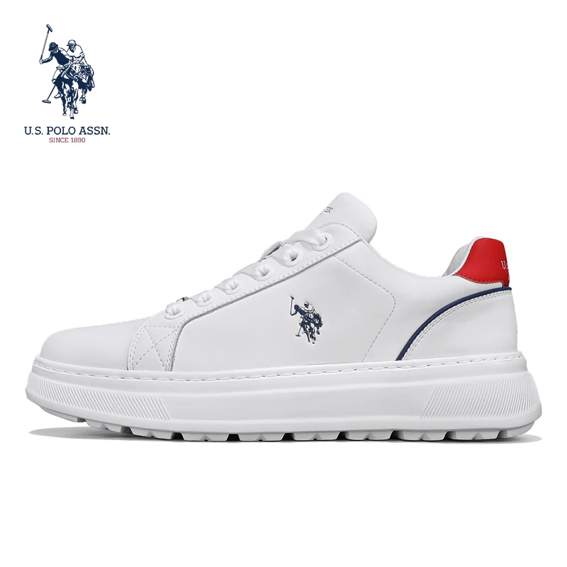 U.S. POLO ASSN.官方品牌秋季新款小白鞋男士休闲板鞋潮UJ613352