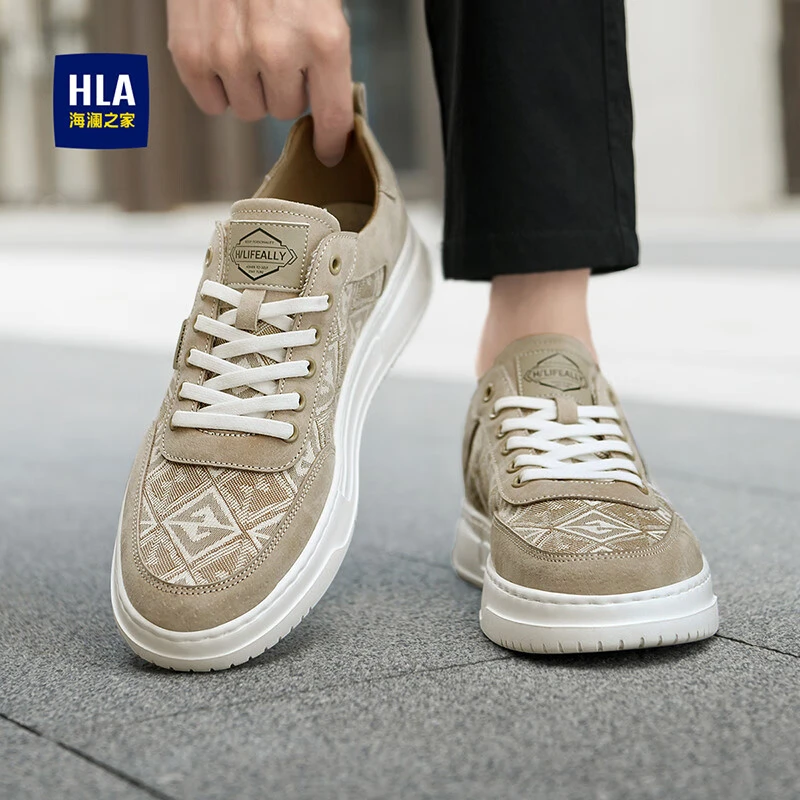 海澜之家低帮男鞋春秋季2024新款休闲板鞋男国潮休闲鞋男士鞋透气