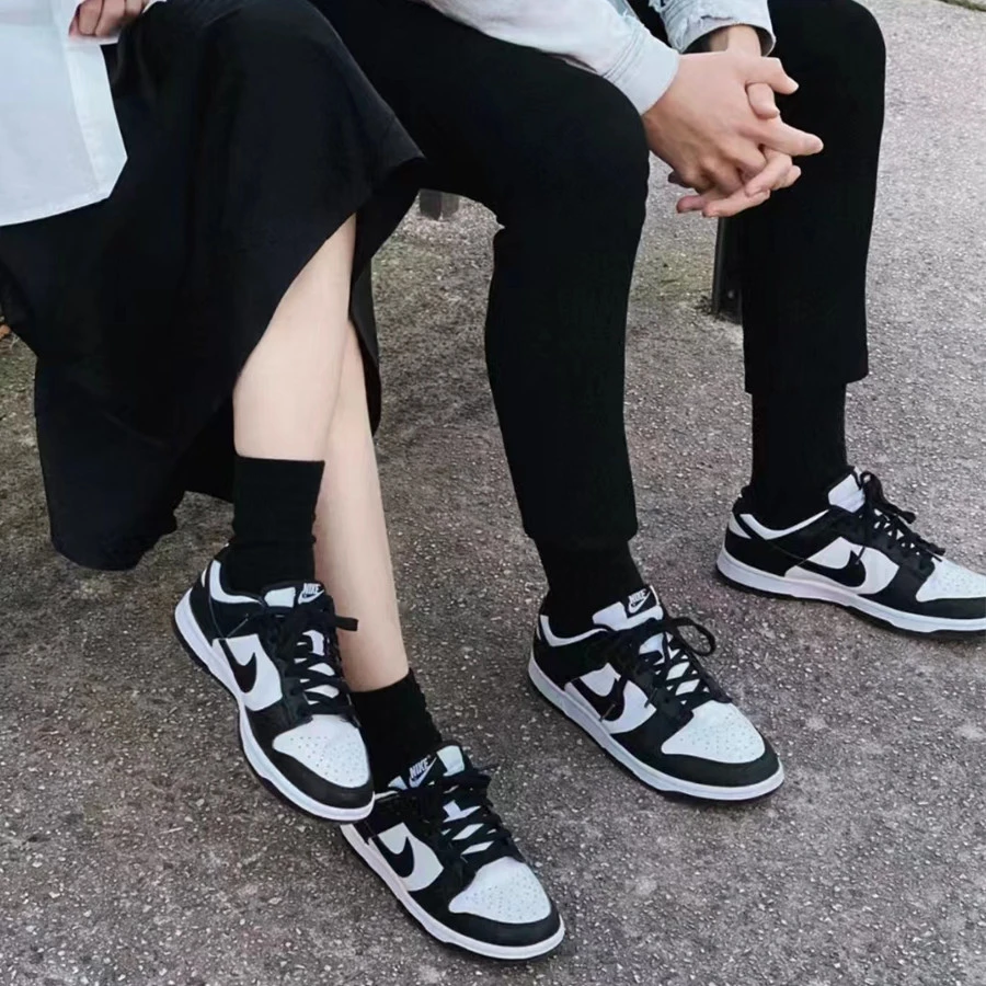 Nike Dunk Low 黑白熊猫DUNK 男子/GS休闲板鞋DD1391/CW1590-100