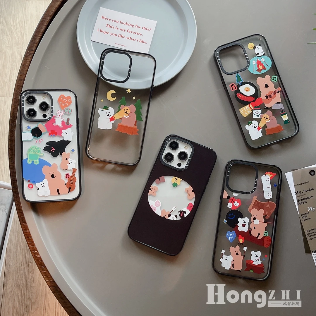【超高版柿子椒熊系列】2023苹果15Promax手机壳14promax卡通防摔