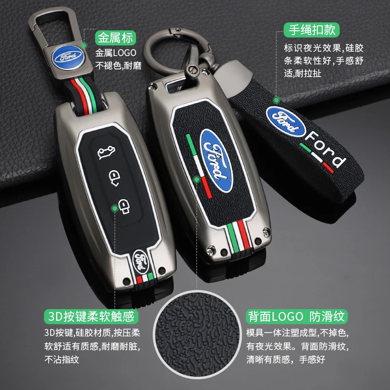 专用江铃福特领界S钥匙套包扣领睿plus车1.5T全顺保护壳域虎7金属