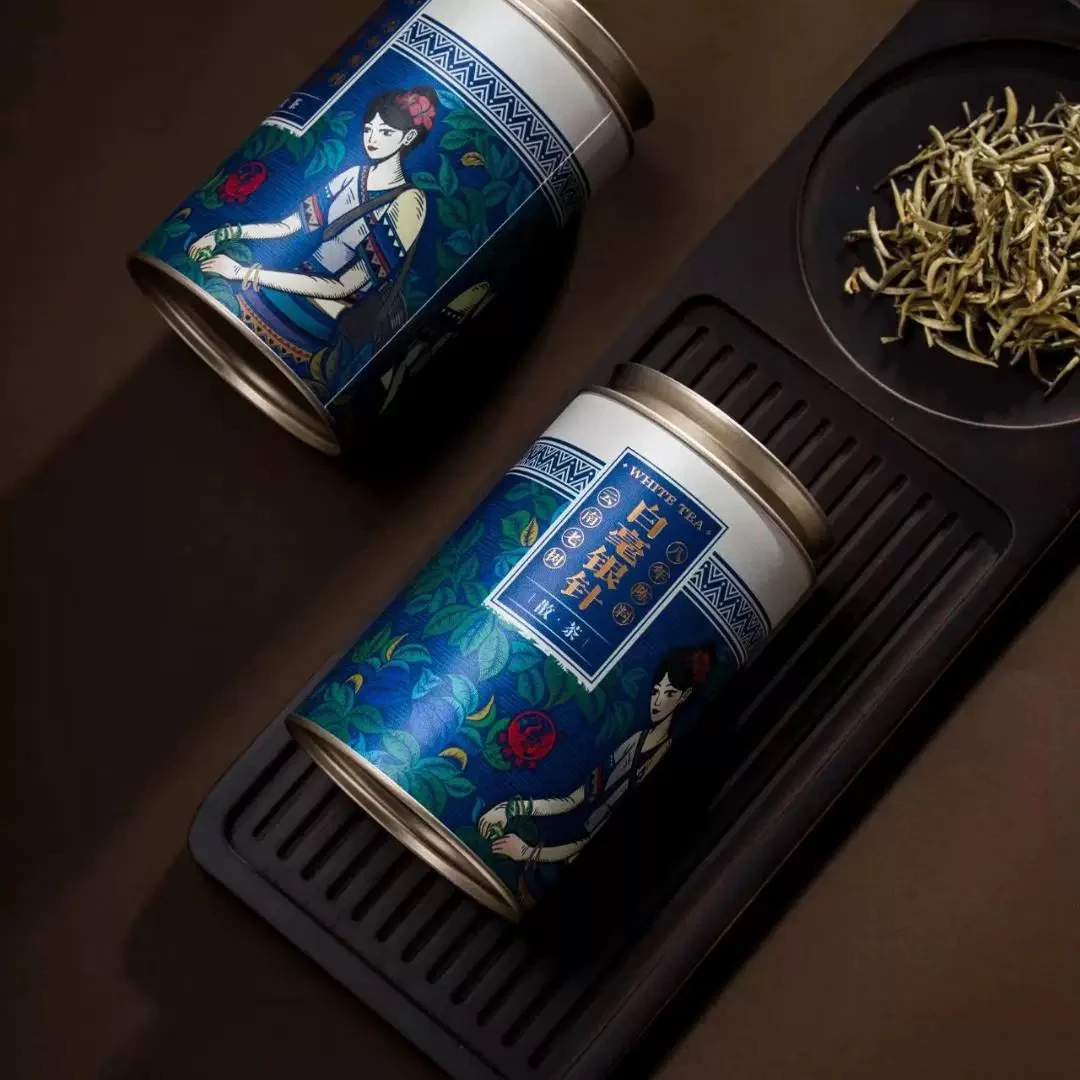 下关 白毫银针散茶 云南老树白茶 100g 八年陈料