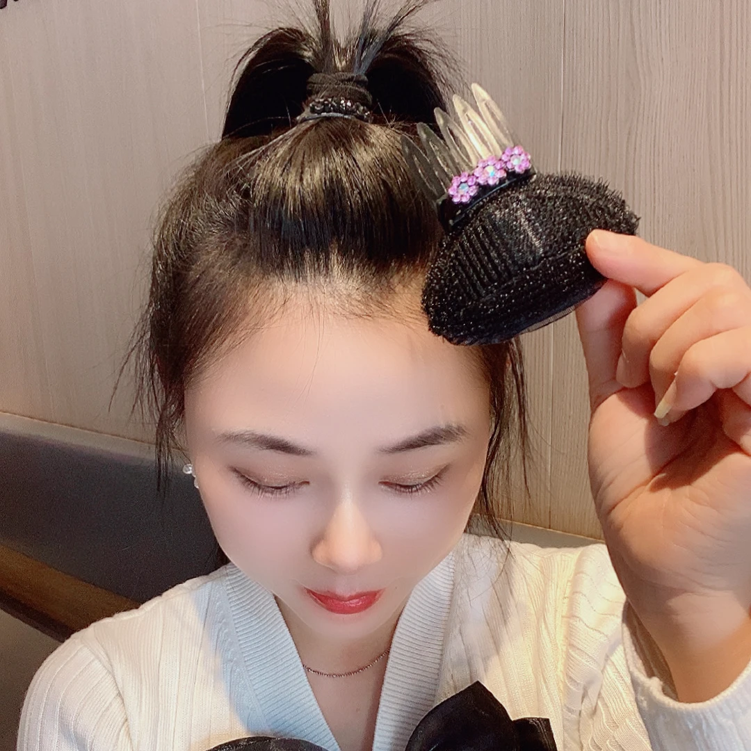 头顶增高隐形发垫懒人刘海整理蓬松垫发器额头碎发神器女发卡夹子