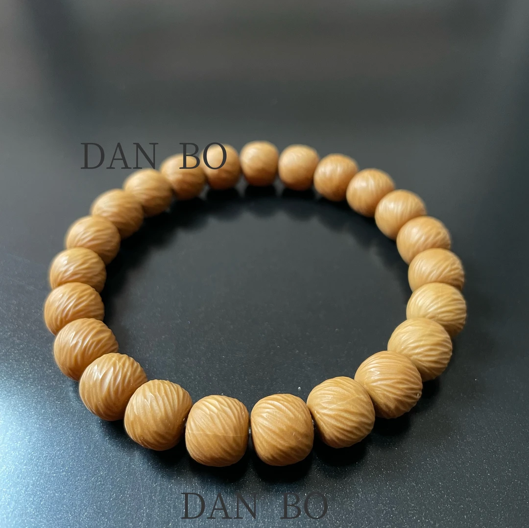 澹泊出品-千刃云锦-猴头手串-全品无暇  上色快