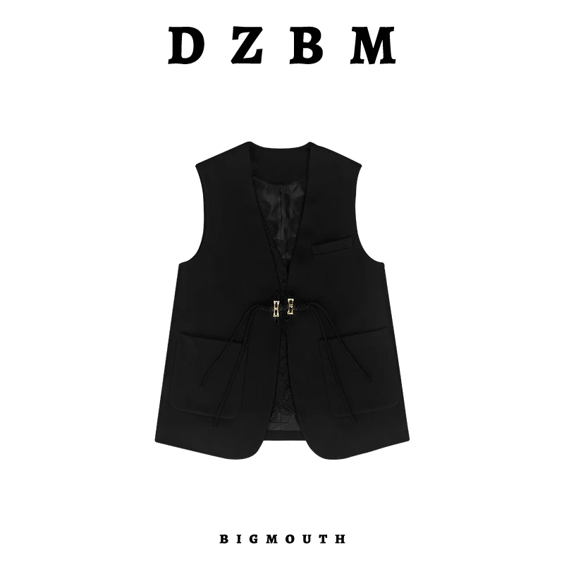 【DZBM】2024新款气质轻奢重工马夹#W6237