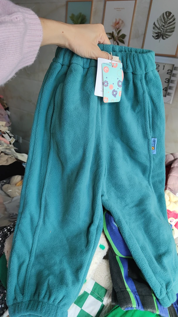 男童加绒休闲裤儿童长裤保暖宽松运动裤秋冬款