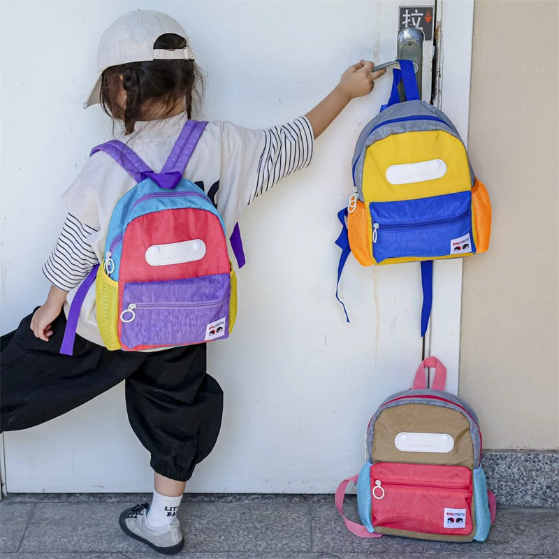 高颜值潮流帅气宝宝外出百搭书包学院风儿童双肩背可爱大容量学生