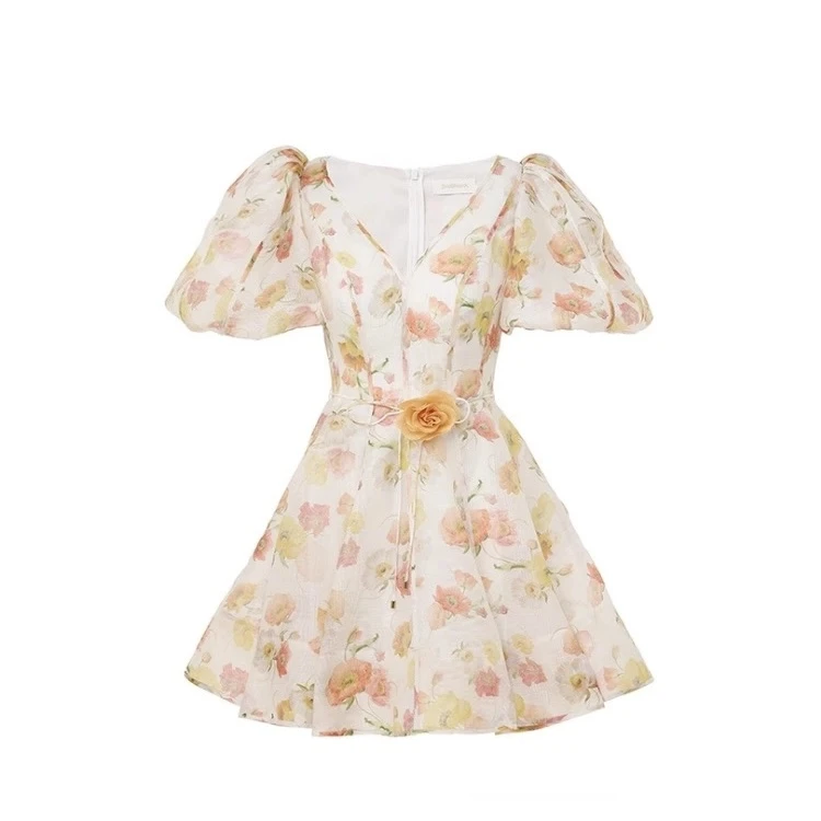 薇薇家A设计师拼色收腰连衣裙等女装（249-479圆）