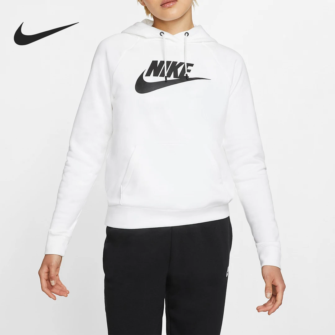 Nike/耐克正品2023秋季新款女士连帽运动套头卫衣BV4127-100