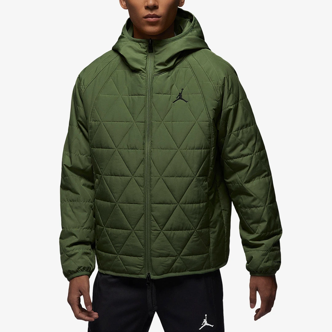 Nike/耐克正品JORDAN男子保暖防风连帽休闲棉服FD2638-340