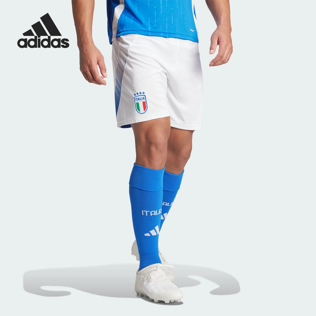 Adidas/阿迪达斯正品FIGC H SHO 意大利队男士足球短裤IQ0494
