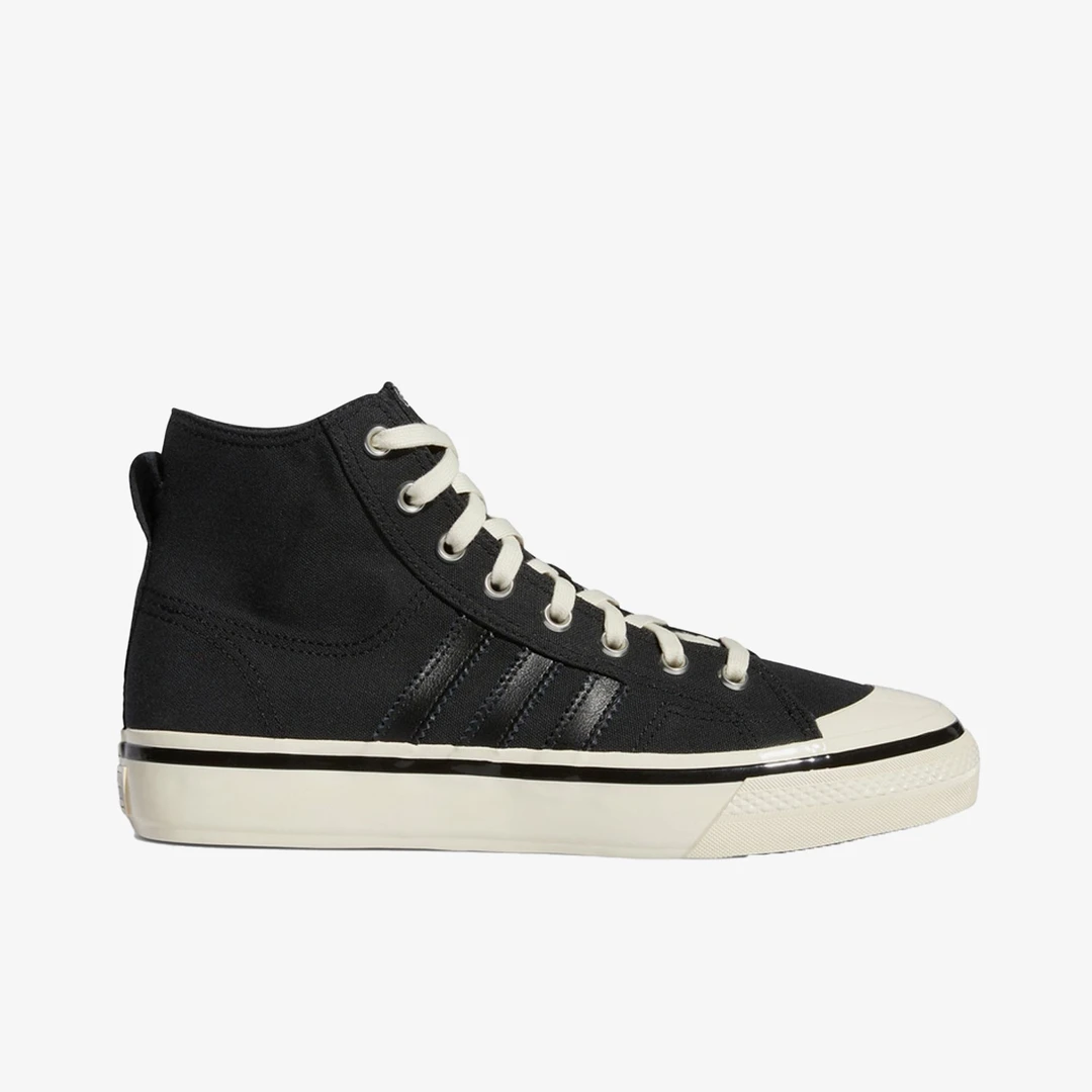 Adidas/阿迪达斯正品三叶草NIZZA男女高帮帆布鞋板鞋GX8488