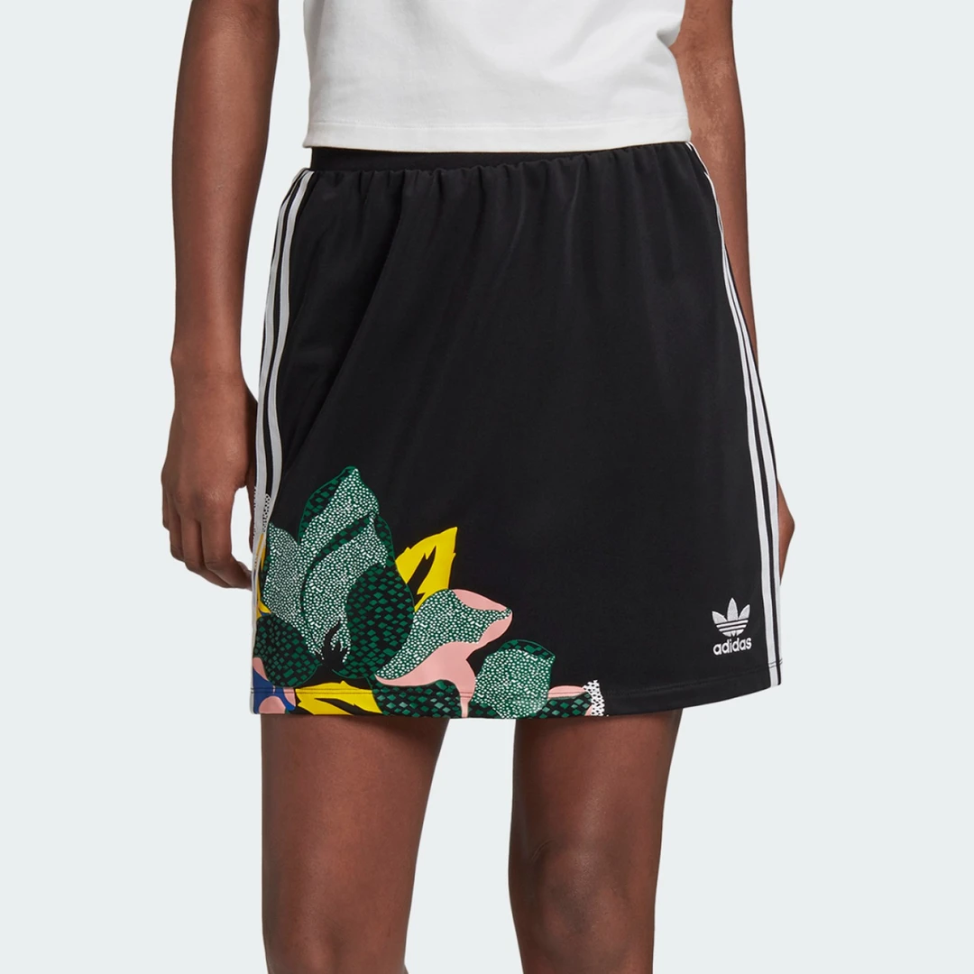 Adidas/阿迪达斯正品三叶草夏季新款SKIRT 女印花运动短裙 GC6831