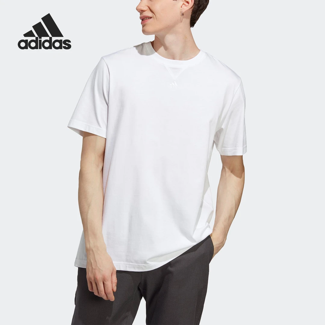 Adidas/阿迪达斯正品2023夏季男子宽松运动短袖T恤IC9788