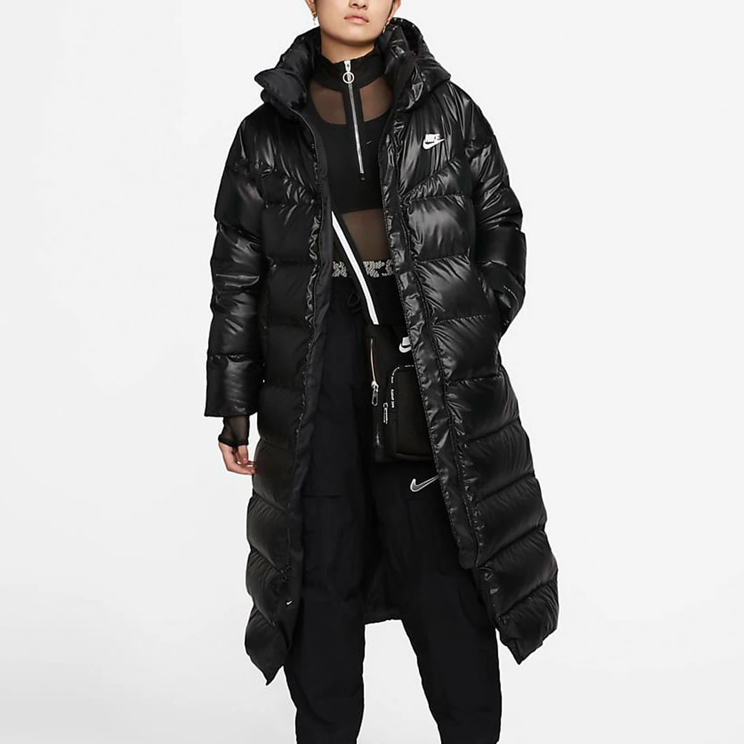 Nike/耐克正品2022冬季女款运动保暖户外长款羽绒服DV0571-010