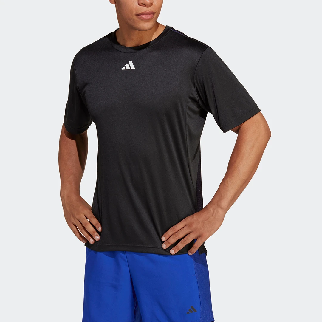 Adidas/阿迪达斯正品HIIT BASE TEE 男子透气健身短袖IB7915